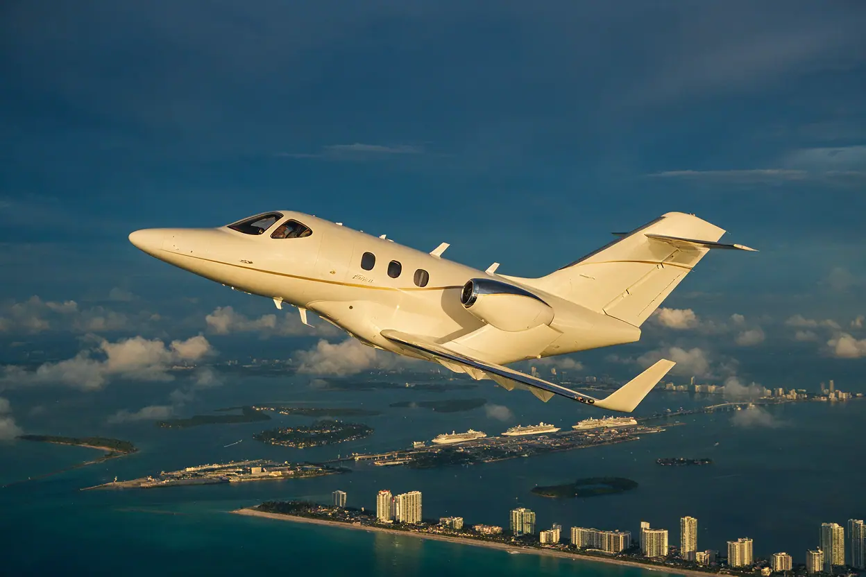 Private jet in Miami