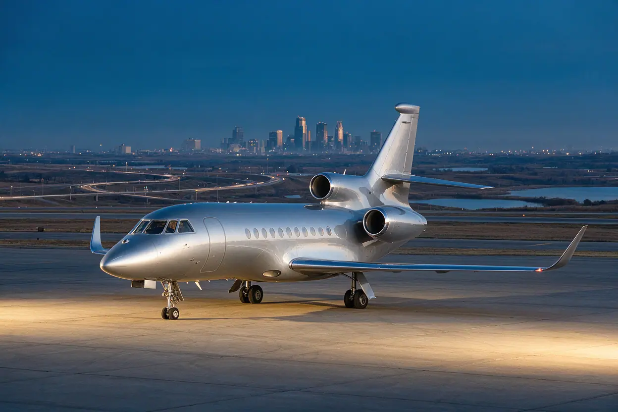 Private jet in Dallas